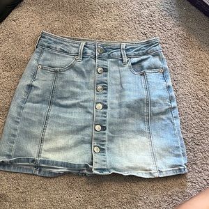 American eagle jean skirt